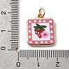Printed Brass Pendants KK-H253-05A-G01-3