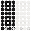 60Pcs 2 Colors Cloth Shank Buttons BUTT-GA0001-31-1