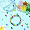 300Pcs 10 Colors Glass Beads Strands EGLA-YW0003-84-4