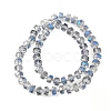 Transparent Electroplate Glass Beads Strands EGLA-P062-01A-HR01-2