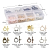 74Set 8 Style Tibetan Style Alloy Toggle Clasps FIND-YW0001-38-6