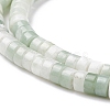 Natural Green Spot Jasper Beads Strands G-L528-13-3