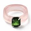 Resin Finger Rings RJEW-Z007-03C-1