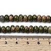 Natural Unakite Beads Strands G-A280-A20-01-5