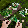 4Pcs 4 Styles Plastic Sea Grass Display Decorations DJEW-GF0001-85-3