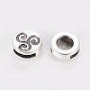 Tibetan Style Slide Charms TIBE-Q001-AS-LF-2