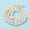 Natural Keshi Pearl Beads Strands PEAR-E018-66-3