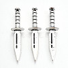 Tibetan Style Alloy Pendants X-TIBE-S323-089AS-RS-1