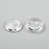 Transparent Glass Cabochons X-GGLA-R026-12mm-2