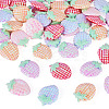 50Pcs 5 Colors Strawberry Cloth Ornament Accessories PATC-TA0001-44-3