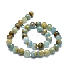 Natural Blue Calcite Beads Strands G-E576-09C-2