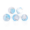 Transparent Handmade Blown Glass Globe Beads X-GLAA-T012-33B-06-1