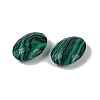 Synthetic Malachite Cabochons G-O175-15L-01-2