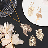 30Pcs 5 Style Brass Pendants KKC-CA0001-10-5