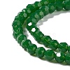 Faceted(32 Facets) Glass Beads Strands EGLA-J042-36A-09-3