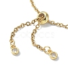 Adjustable Brass Macrame Pouch Bracelet Making for Stone Holder AJEW-JB01192-01-4