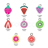 120Pcs Handmade Polymer Clay Pendants CLAY-FS0001-04-4