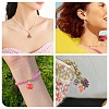 40Pcs 4 Styles Alloy Enamel Pendants ENAM-YW0009-90-6
