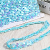 Polyester Paillette Beads OCOR-WH20004-06H-7