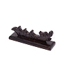 Fish Wood Brush Holder AJEW-WH0029-03-2