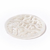 Natural Trochus Shell Pendants SSHEL-L002-32-2