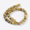 Natural Gold Tiger Eye Beads Strands G-C076-6mm-1AA-2