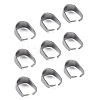 Tarnish Resistant 304 Stainless Steel Snap on Bails STAS-R048-10x7mm-1