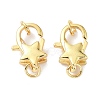 Eco-Friendly Brass Lobster Claw Clasps KK-C221-06G-1