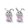 Brass Micro Pave Mixed Color Cubic Zirconia Pendants KK-A299-07P-1