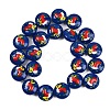 Christmas Handmade Lampwork Enamel Beads X1-LAMP-C020-03F-1
