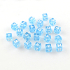 Transparent Acrylic European Beads X-OPDL-S079-04-1