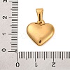 304 Stainless Steel Pendants STAS-P278-01S-G-1-3