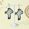 304 Stainless Steel Dangle Earrings EJEW-FS00005-4