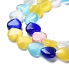 Cat Eye Glass Bead Strands CE-R010-11-2