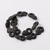 Synthetic Lava Rock Bead Strands G-N0093-18-2