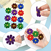 50Pcs 5 Colors Computerized Embroidery Cloth Iron on/Sew on Patches PATC-CY0001-17B-4