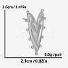 304 Stainless Steel Heart Stud Earrings SV2118-1-1