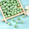 Glazed Porcelain Round Beads PORC-S489-8mm-09-5