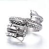 316 Surgical Stainless Steel Wide Band Rings RJEW-F054-03AS-2