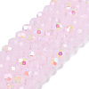 Electroplate Glass Beads Strands EGLA-A044-J4mm-L02-1