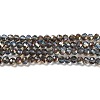 Electroplate Glass Beads Strands EGLA-A034-T4mm-J16-2