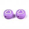 Opaque Mixed Color Acrylic Beads MACR-T038-11-2