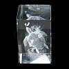 3D Laser Engraving Animal Glass Figurine DJEW-R013-01D-4
