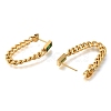 Ion Plating(IP) 304 Stainless Stell Studs Earring EJEW-H008-06G-02-2