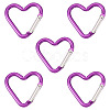 5Pcs Zinc Alloy Spring Gate Rings FIND-TA0009-73B-2