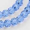 Transparent Glass Bead Strands GLAA-G013-4mm-25-3