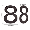 Stainless Steel Home Address Number DJEW-WH0010-06EB-4