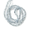 Transparent Electroplate Glass Beads X1-GLAA-K064-05A-PL03-2