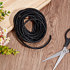 5M Braided Leather Cord with Core WL-BBC0001-01B-02-4