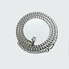 Non-Tarnish 201 Stainless Steel Herringbone Chain Necklaces NJEW-P282-01P-1
